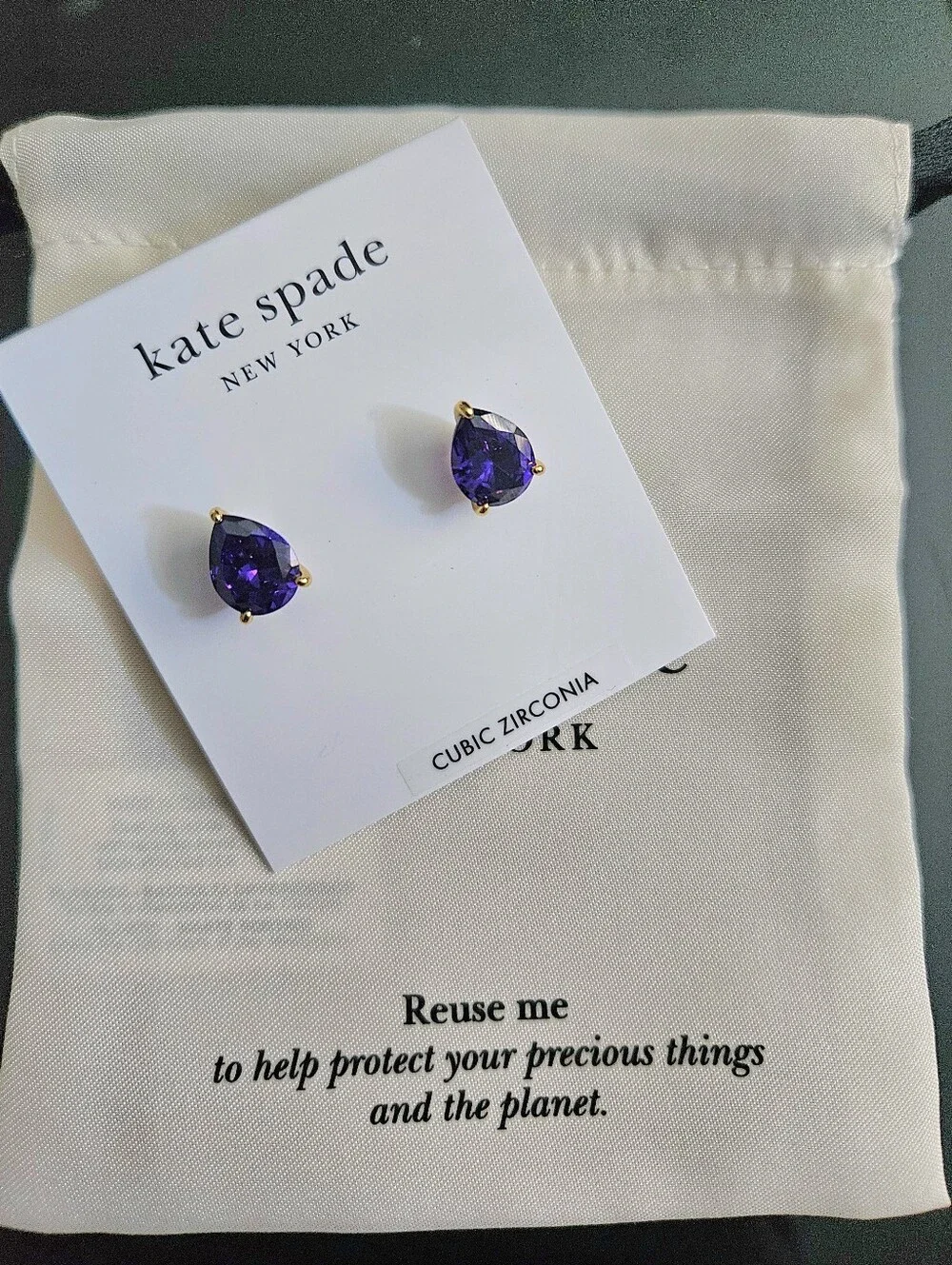 Kate Spade Purple Studs